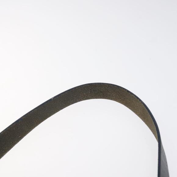 FENDI Zucchino Canvas Shoulder Bag Navy Silver - Picture 8 of 13